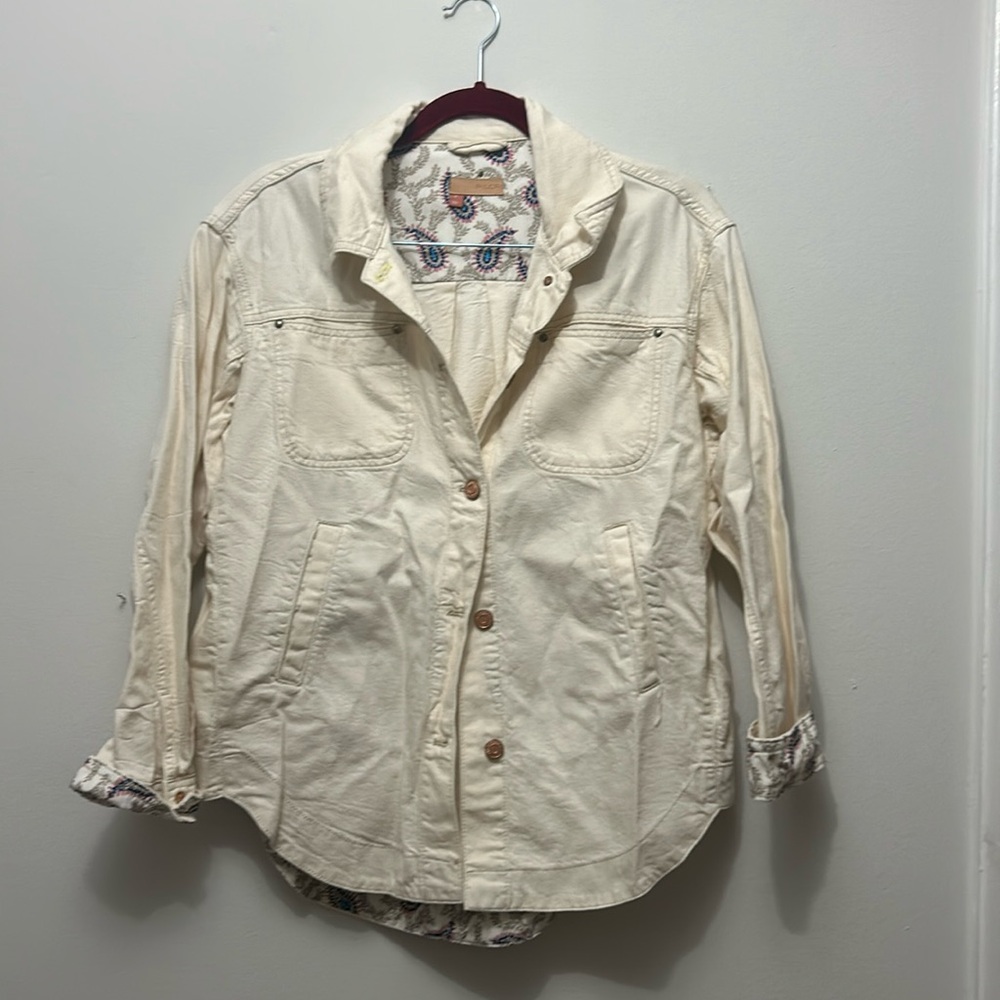 Pilcro off white denim jacket